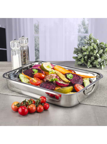 Chefware Edelstahl-Auflaufform - (L)37 x (B)28 cm