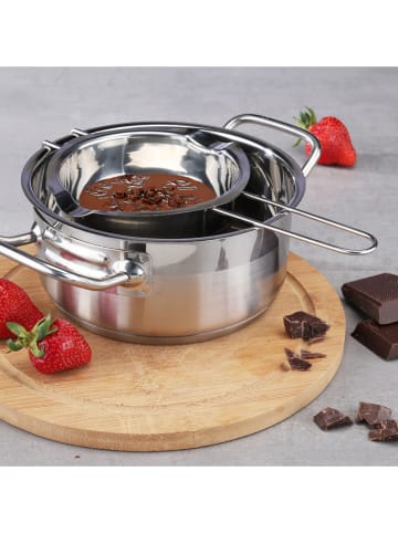 Chefware Edelstahl-Schmelzschale - (B)24 x (H)6 x (T)14 cm
