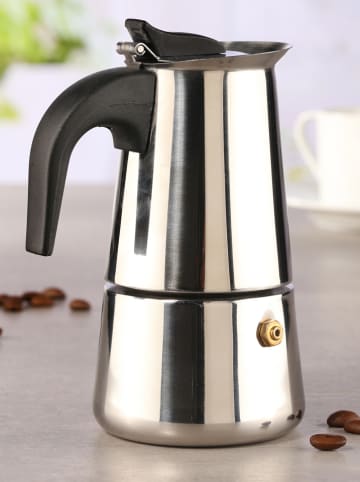Chefware Edelstahl-Espressobereiter - (H)16 cm