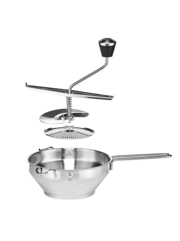Chefware Edelstahl-Passiermühle - (B)32,5 x (H)19,5 x (T)19 cm
