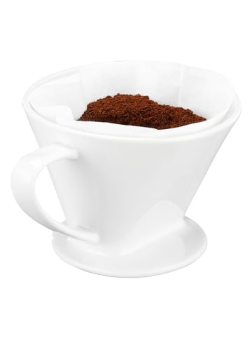 Chefware Kaffeefilter in Weiß - (B)16 x (H)11 x (T)14 cm