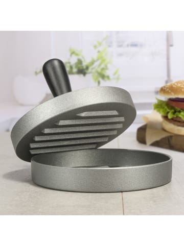 Chefware Burgerpers zilverkleurig - (H)8,5 x Ø 12 cm