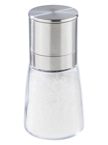 Chefware 3er-Set: Mini-Edelstahl-Salz-/ Pfeffermühlen - (H)5,6 x Ø 3,2 cm