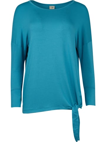 Frugi Zwangerschapslongsleeve "Yasmine" turquoise