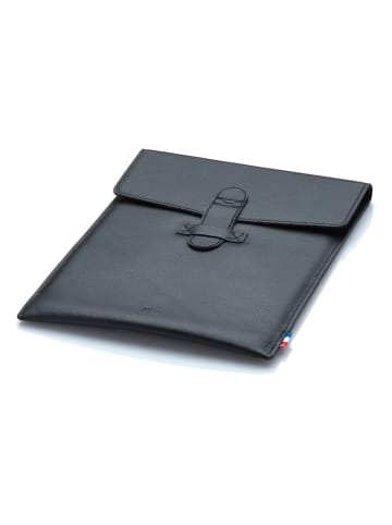 APOCOPE Leren tabletcase zwart - (B)20,8 x (H)26,3 x (D)1 cm
