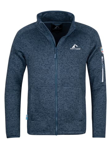 Westfjord 3-in-1 functionele jas "Hverfjall" blauw/donkerblauw