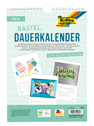 folia PAPER Kalender om zelf vorm te geven wit - (L)24 x (B)23 cm