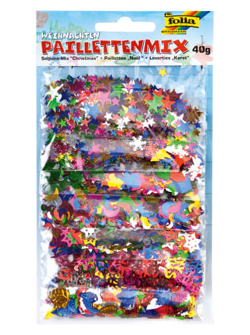folia PAPER Konfetti "Kerstmis" meerkleurig - 40 g