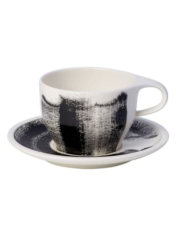 Villeroy & Boch Filiżanka w kolorze czarno-białym do kawy - 350 ml