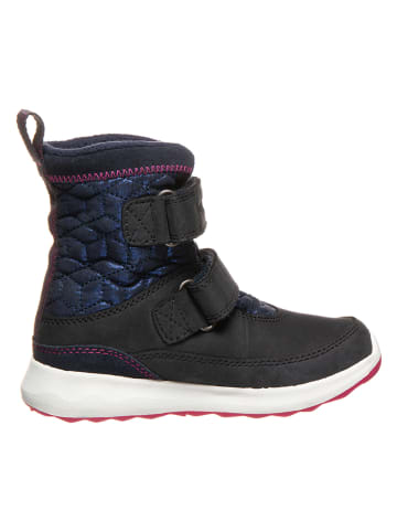 Bundgaard Boots "Desi" donkerblauw/roze