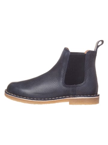 Bundgaard Leder-Chelsea-Boots "Cajsa" in Dunkelblau