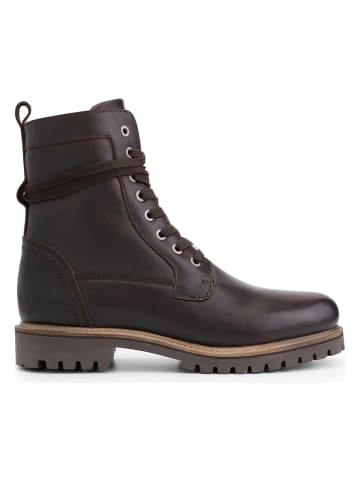 TRAVELIN' Leder-Boots "Kvinlog" in Braun