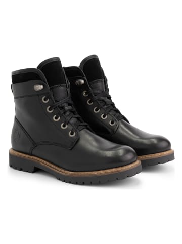 TRAVELIN' Leder-Boots "Langesund" in Schwarz