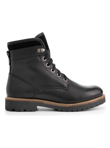 TRAVELIN' Leder-Boots "Langesund" in Schwarz