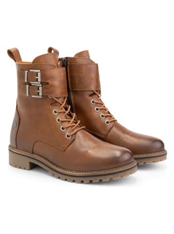 TRAVELIN' Boots "Lasken" lichtbruin