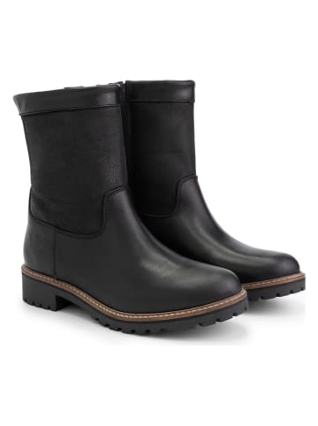 TRAVELIN' Leder-Boots "Mygland" in Schwarz