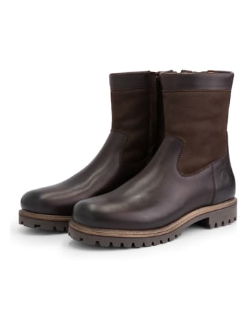 TRAVELIN' Leder-Boots "Mygland" in Braun