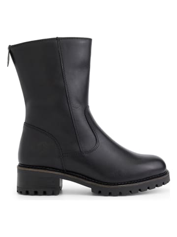 TRAVELIN' Leder-Boots "Skjolden" in Schwarz