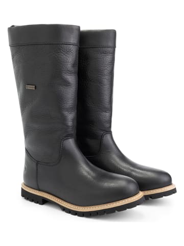 TRAVELIN' Leder-Stiefel "Storslett" in Schwarz