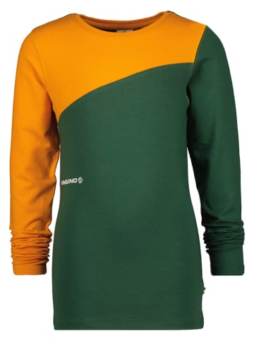 Vingino Longsleeve "Jahero" groen/oranje
