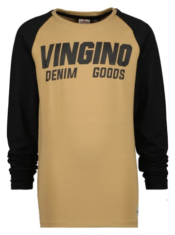 Vingino Longsleeve "Janilo" bruin/zwart