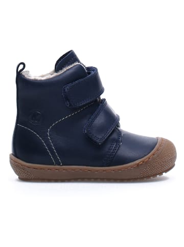 Naturino Leren winterboots "Bubble" donkerblauw