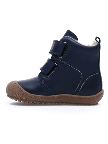 Naturino Leren winterboots "Bubble" donkerblauw