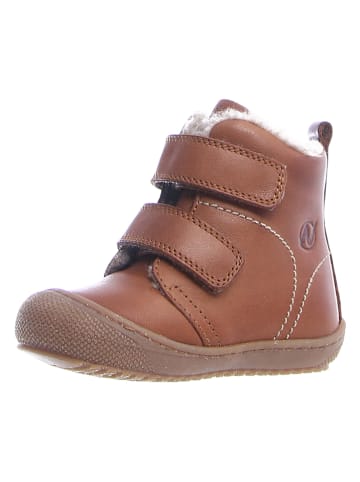 Naturino Leder-Winterboots in Hellbraun
