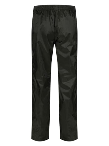 Regatta Spodnie przeciwdeszczowe "Pack It" w kolorze ciemnozielonym