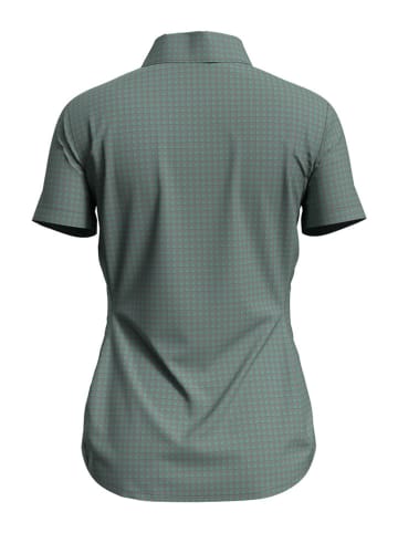 Odlo Koszula funkcyjna "Kumano" w kolorze zielono-szarym