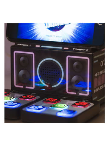 Thumbs Up Konsola "Retro Finger Dance Machine" w kolorze czarnym do gier - 6+