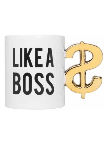Thumbs Up Kop "Boss Mug" wit - 350 ml