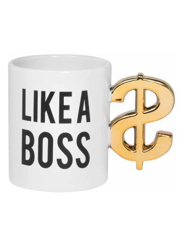 Thumbs Up Kop "Boss Mug" wit - 350 ml