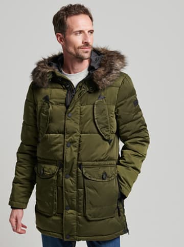 Superdry Tussenmantel kaki