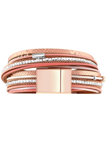 MENTHE À L'O Leren armband met sierelementen