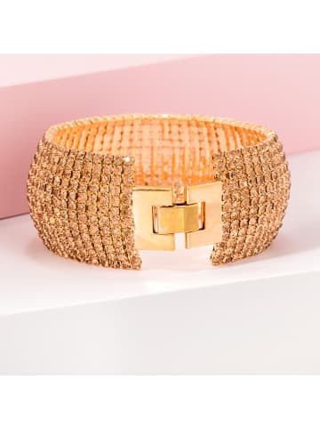 MENTHE À L'O Vergold. Armband mit Kristallen