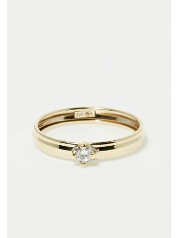 OR ÉCLAT Gouden ring "Rida" met edelsteen