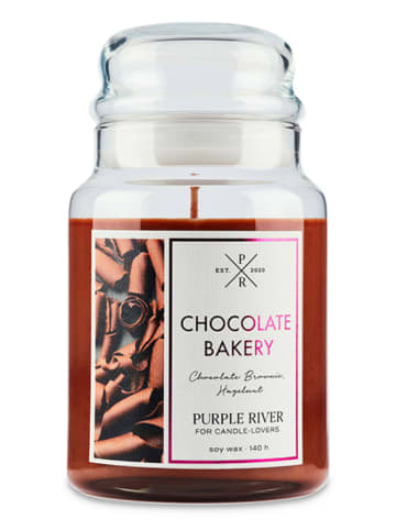 Purple River Duftkerze "Chocolate Bakery" in Braun - 623 g