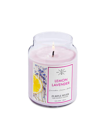Purple River Świeca zapachowa "Lemon Lavender" - 623 g