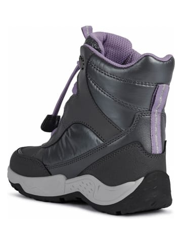 Geox Winterboots "Sentiero" in Anthrazit/ Lila