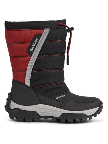 Geox Winterstiefel "Himalaya" in Schwarz/ Rot