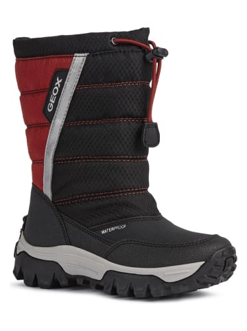 Geox Winterstiefel "Himalaya" in Schwarz/ Rot