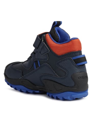 Geox Boots "Savage" donkerblauw/oranje