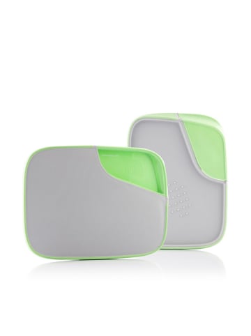 InnovaGoods Deska w kolorze szaro-zielonym do krojenia - 37,5 x 2 x 28 cm