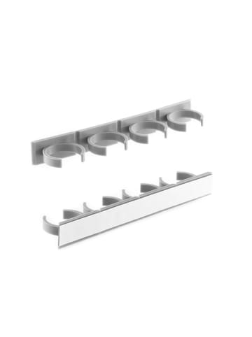 InnovaGoods 5er-Set: Gewürzorganizer in Grau - (B)20 x (H)4 x (T)2,5 cm