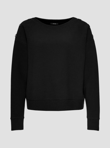 OPUS Sweatshirt "Gella" zwart