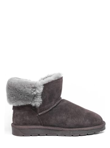 Gooce Leder-Winterboots "Fiona" in Mauve