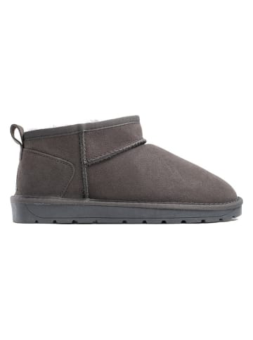 NICEBAY Leder-Winterboots "Mina" in Grau