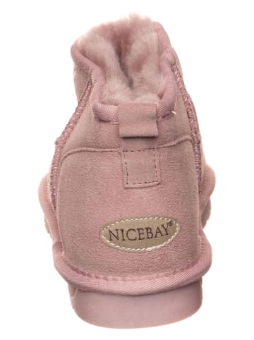 NICEBAY Leder-Boots "Mina" in Altrosa