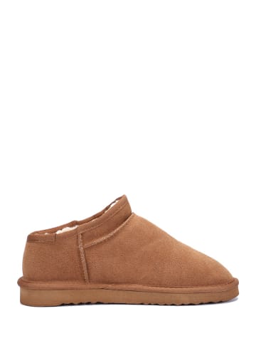 NICEBAY Leder-Boots "Huguette" in Braun